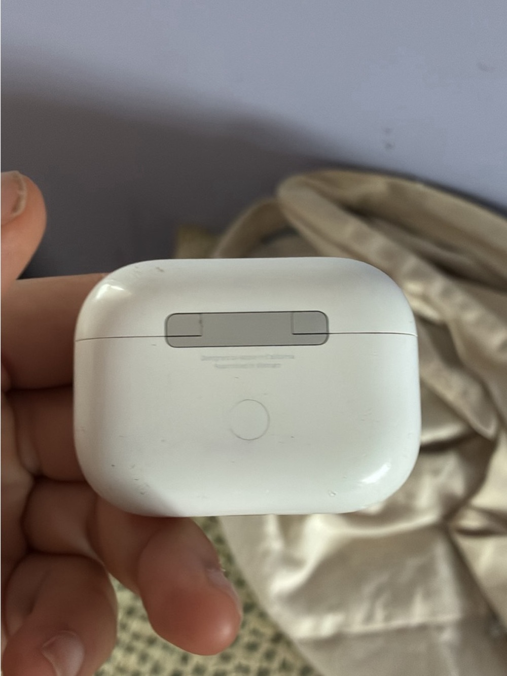 Apple White Earbud Charging Case